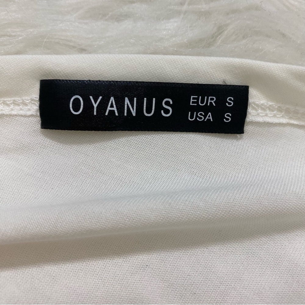OYANUS Cream Back Knot Blouse - Picture 3 of 3